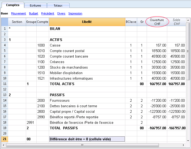 plan comptable exemple