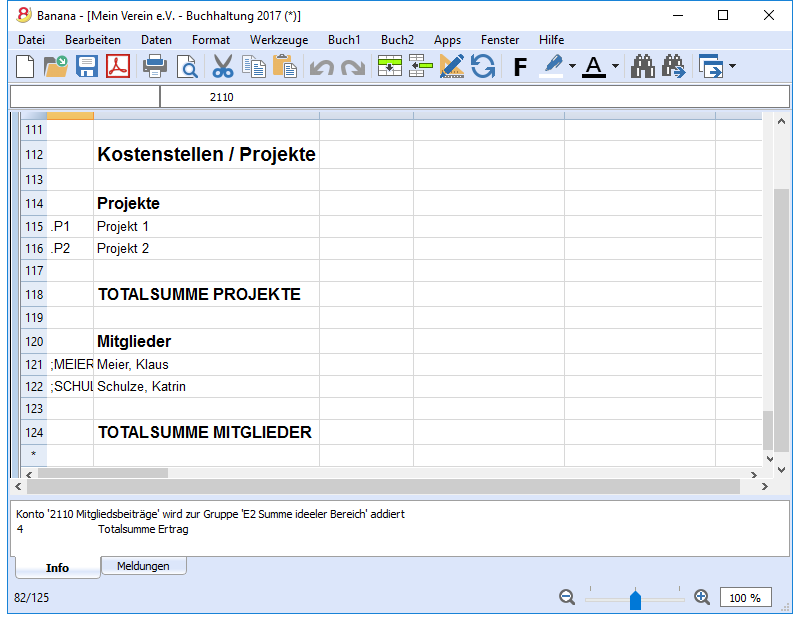 Doppelte Buchhaltung Fur Vereine Stiftungen Ggmbh Mit Kontenrahmen Skr 49 Banana Accounting Software