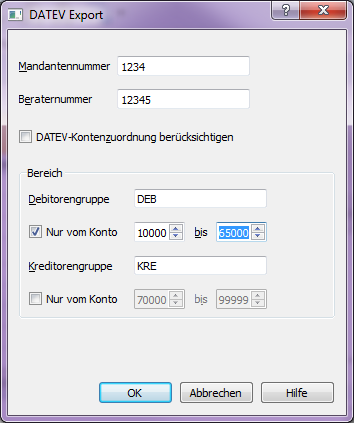 DATEV-Export