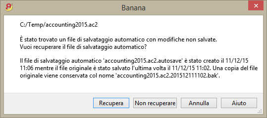 recupero file