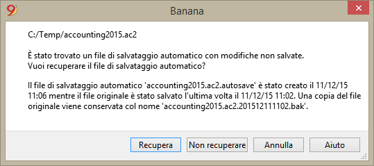 recupero file