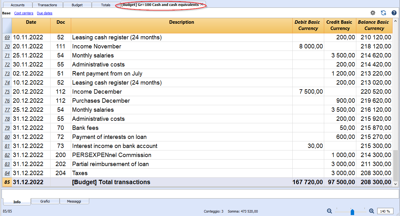 accounts card cash