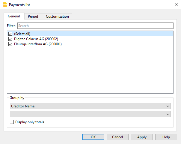 Payment transactions