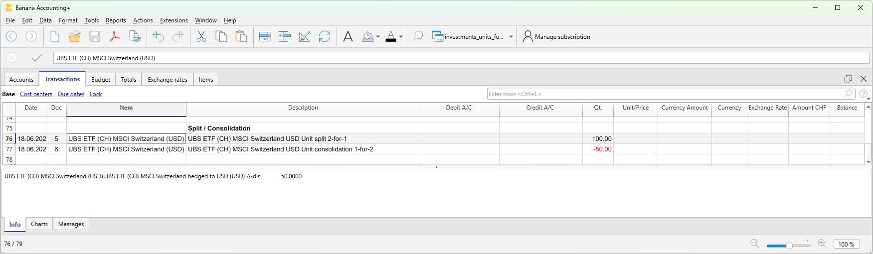 example fund consolidation