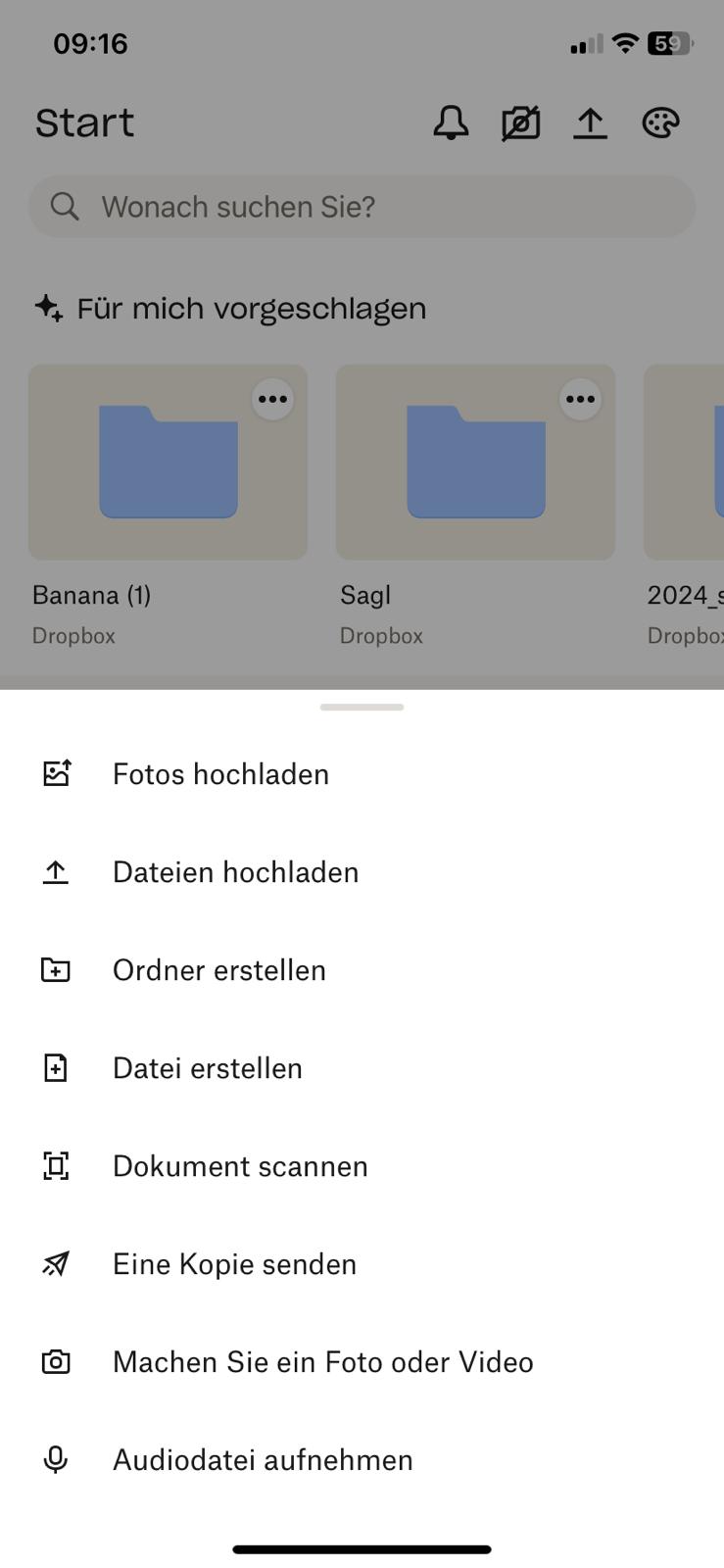Scansione documenti con Dropbox