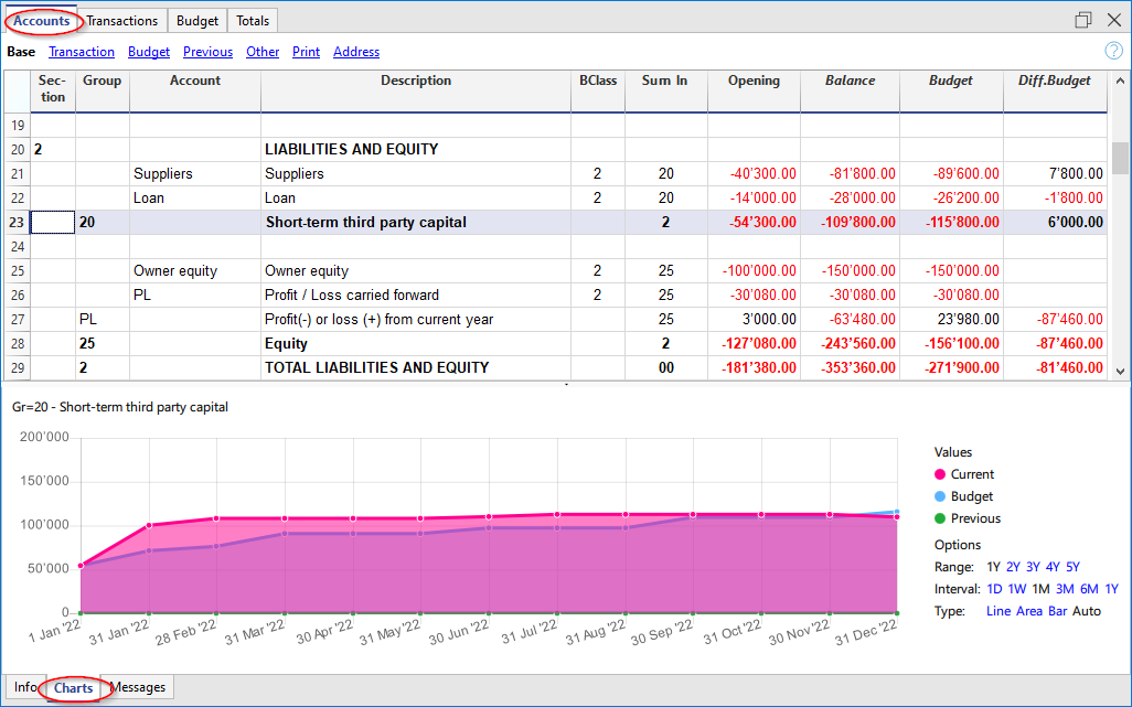 gruppo Capitale di terzi nel bilancio abbellito con gruppi