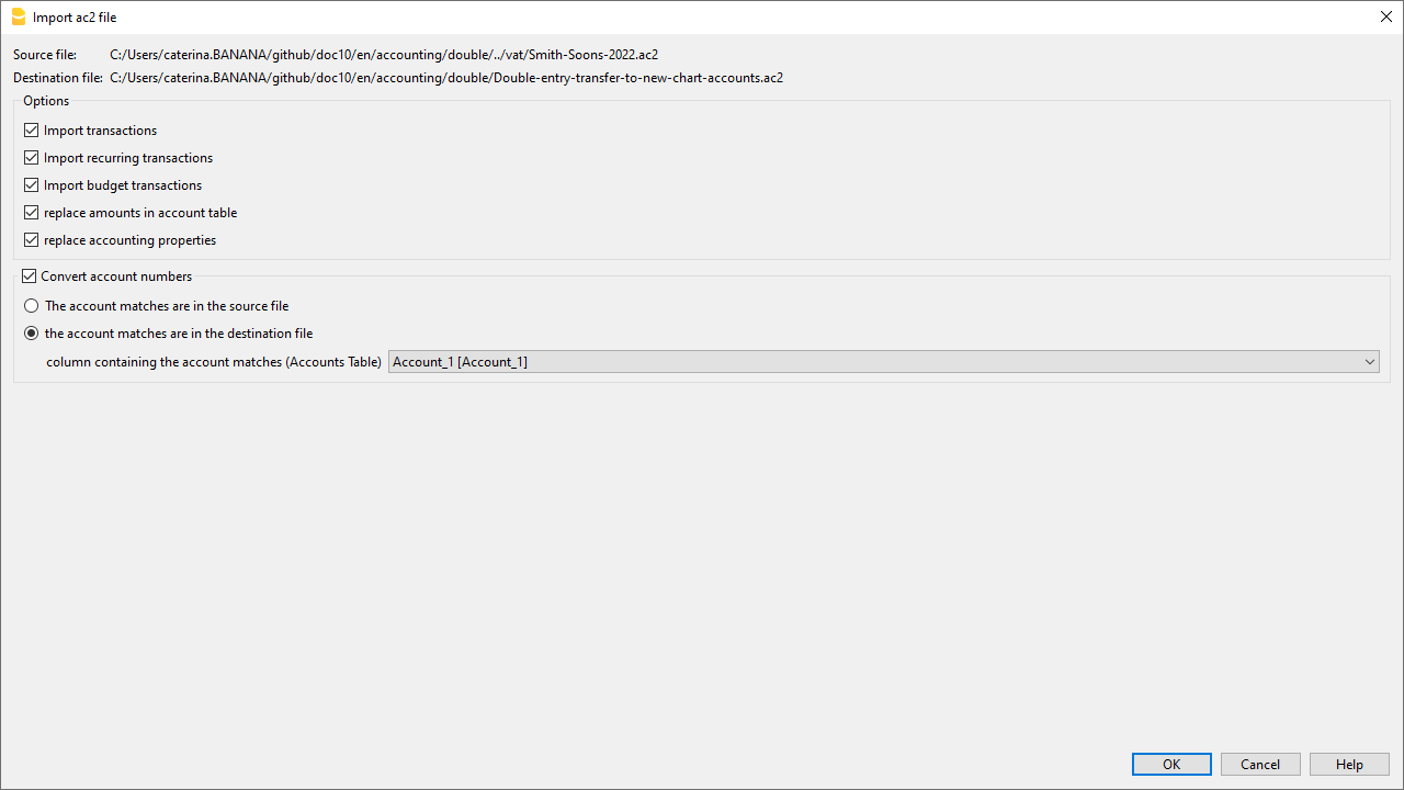 将数据导入新的会计科目表