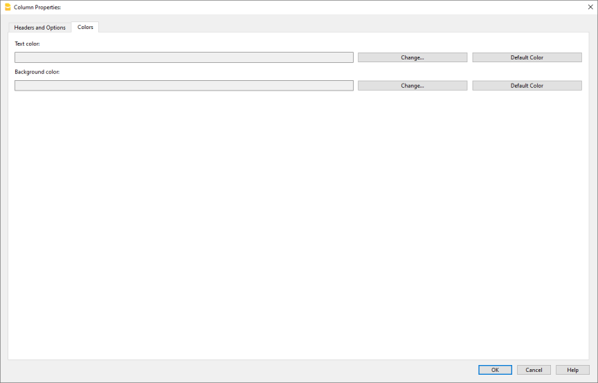 Formatierte Bilanz nach Gruppen, Farbe ändern