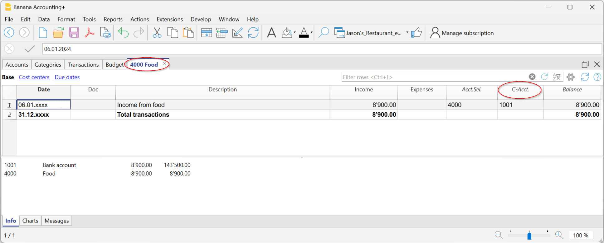 收益费用核算的账户明细