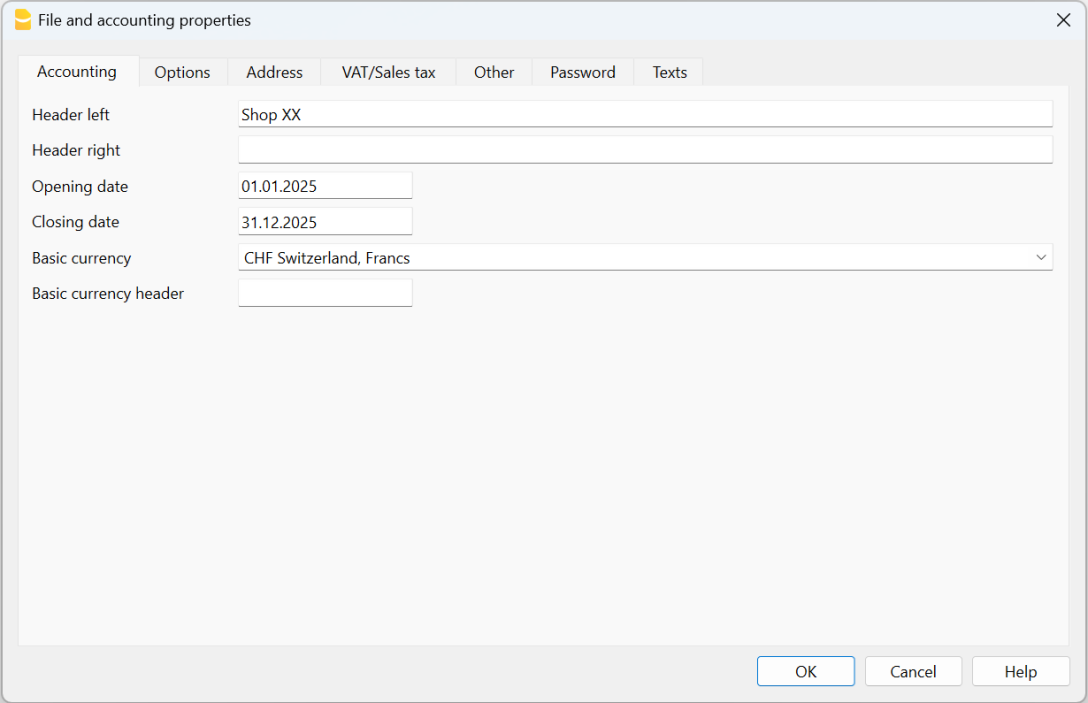 收益费用核算会计文件基本设置