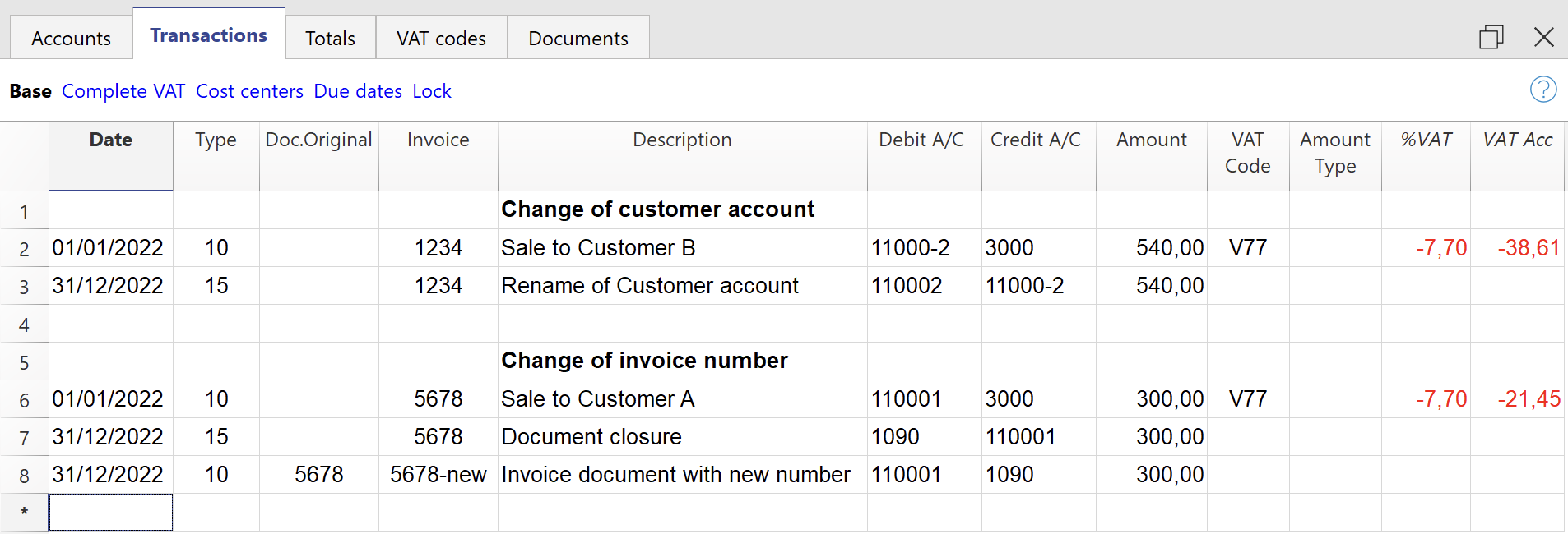 chiusura fatture nella fatturazione