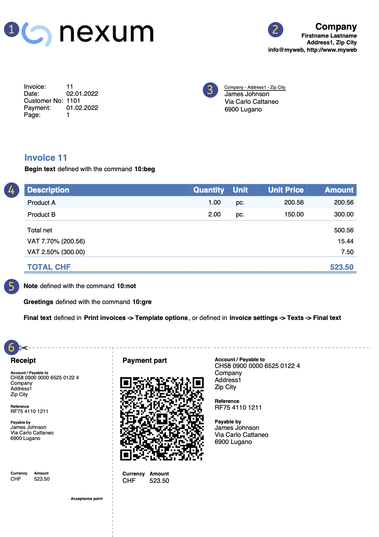 preview print invoice
