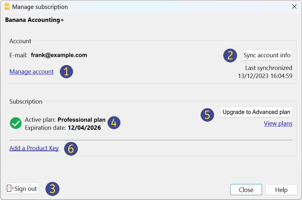 Tutte le informazioni sul tuo abbonamento