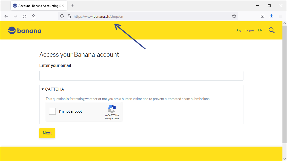 Anmelden in Ihr Konto
