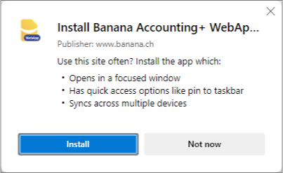 banana webapp edge installation