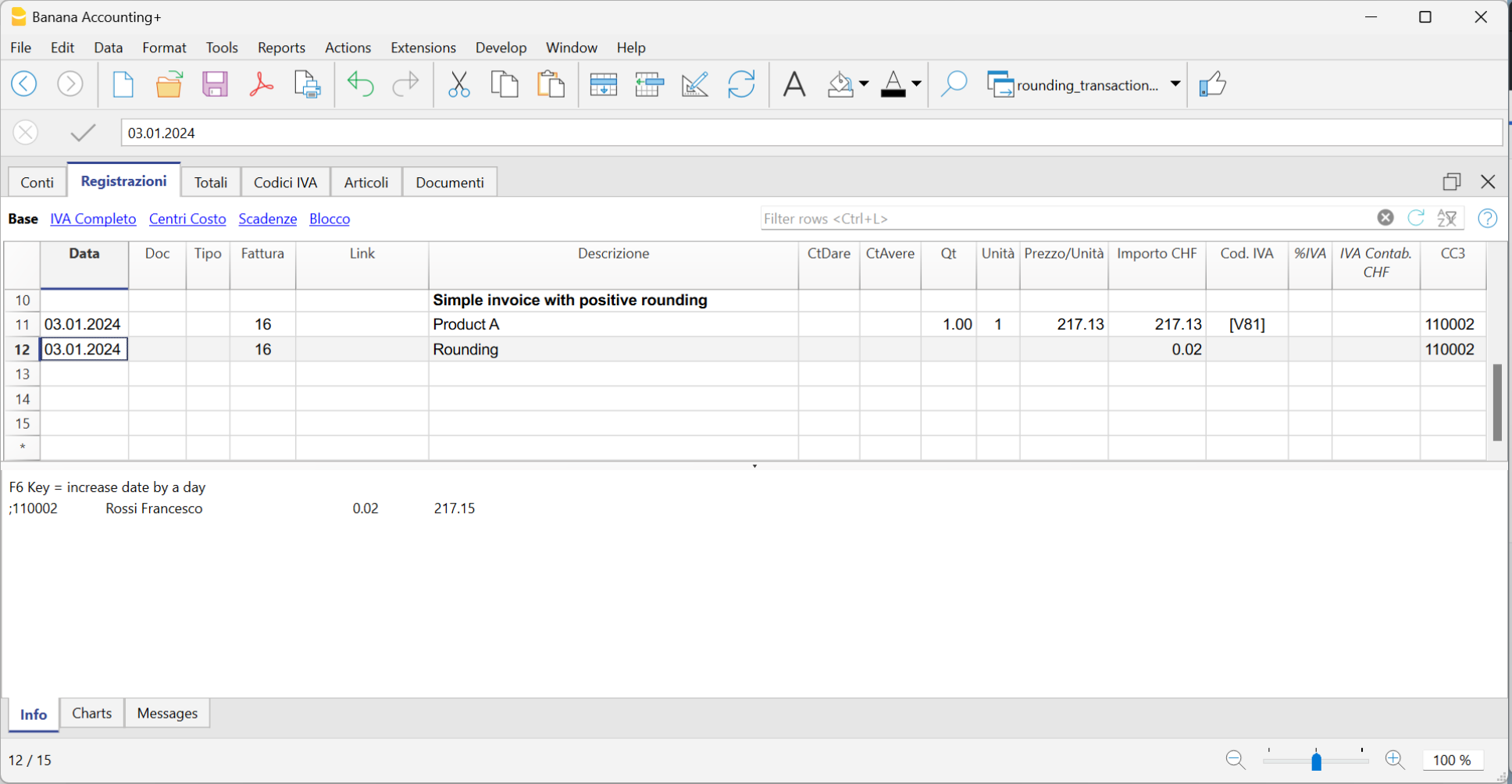 Rundungsdifferenzen KS3 positiv buchen
