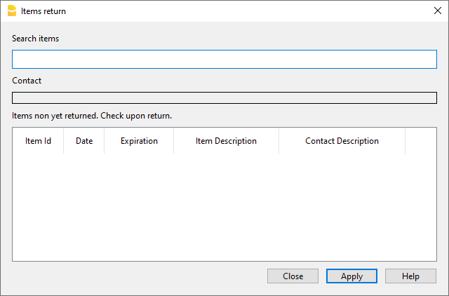 restituzione Articoli