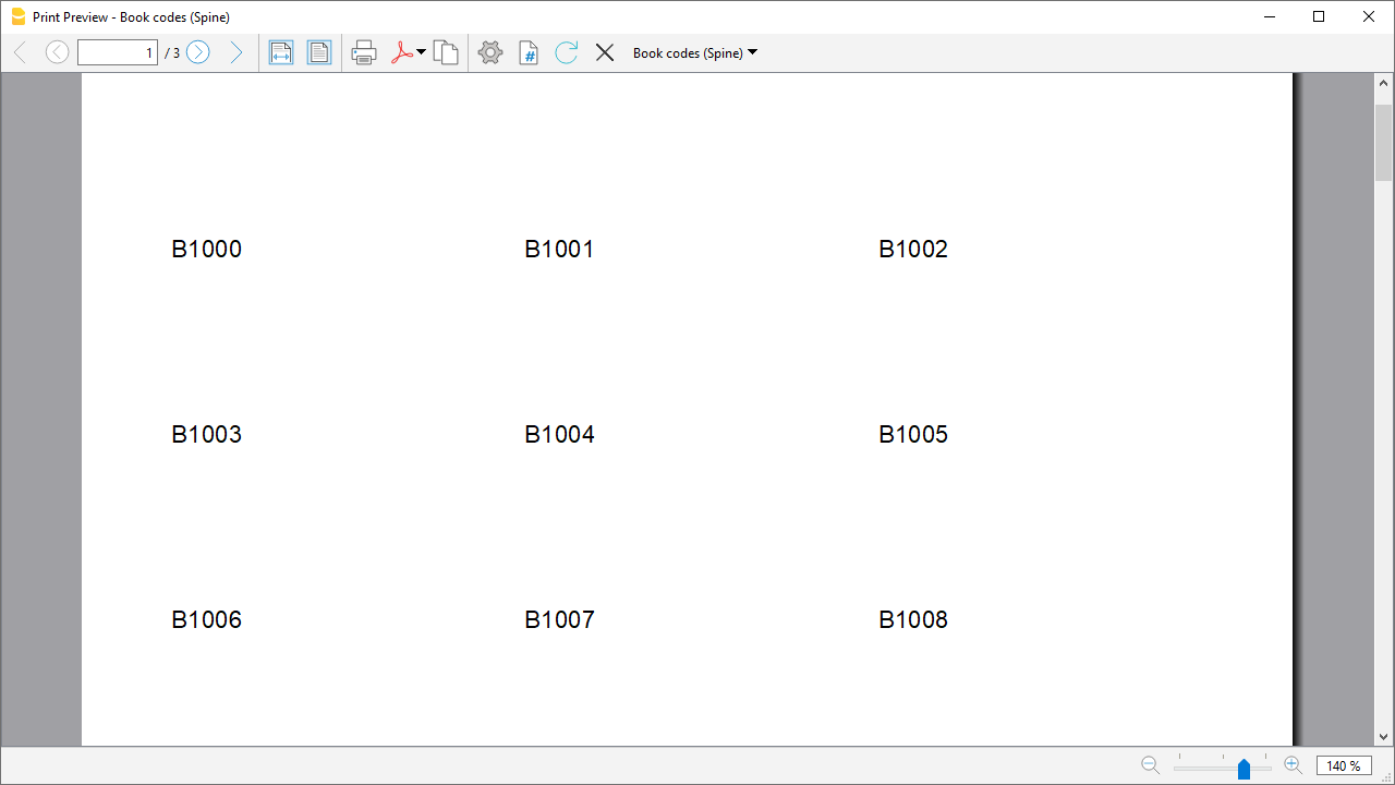 Etiketten für Buchrücken ausdrucken