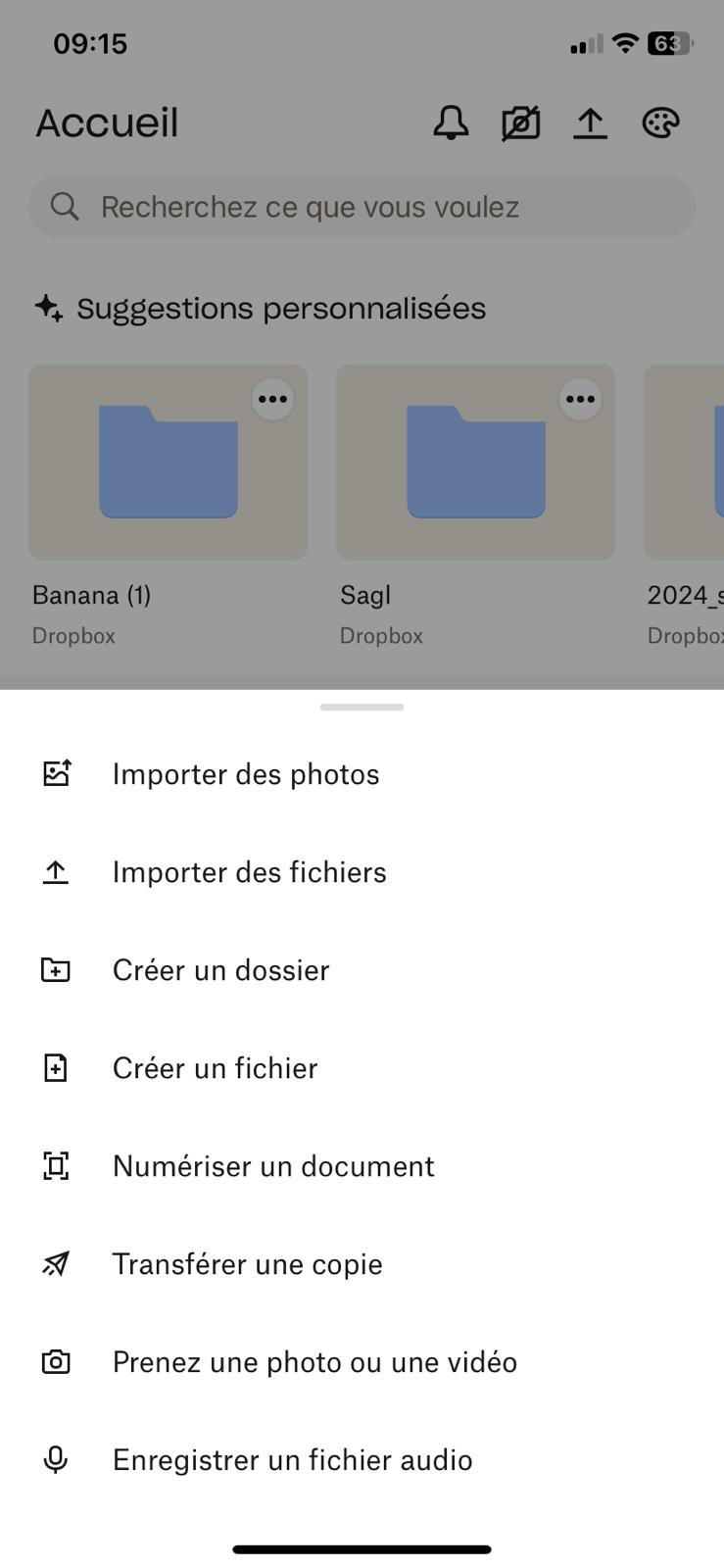 Scansione documenti con Dropbox