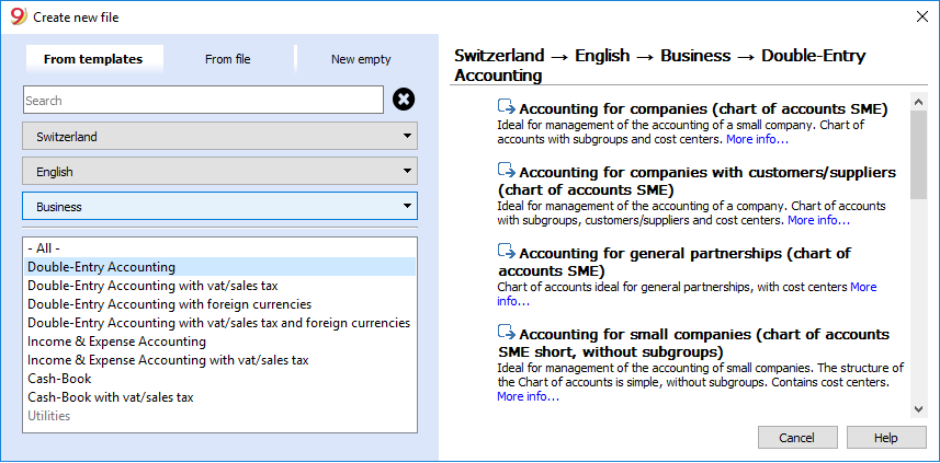 English Chart Of Accounts