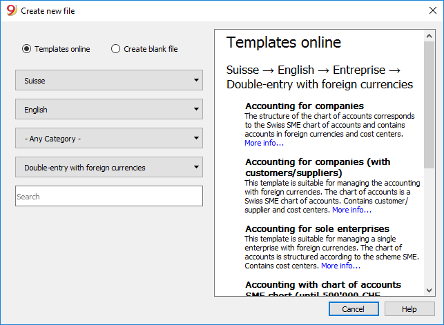 Detailed Chart Of Accounts Template