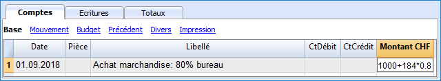 Calculateur intégré
