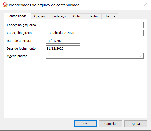 Propriedades do arquivo