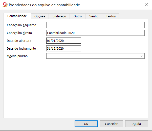 Propriedades do arquivo