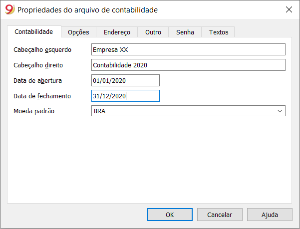 Propriedades do arquivo