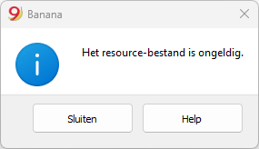 resource-bestand is ongeldig